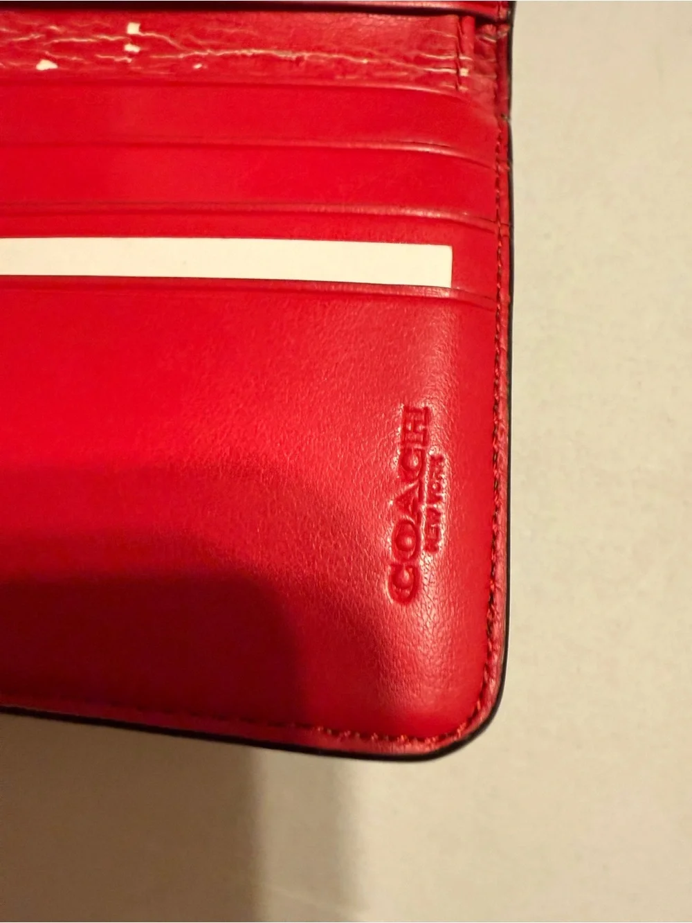Coach Trifold Wallet in pink and Brown